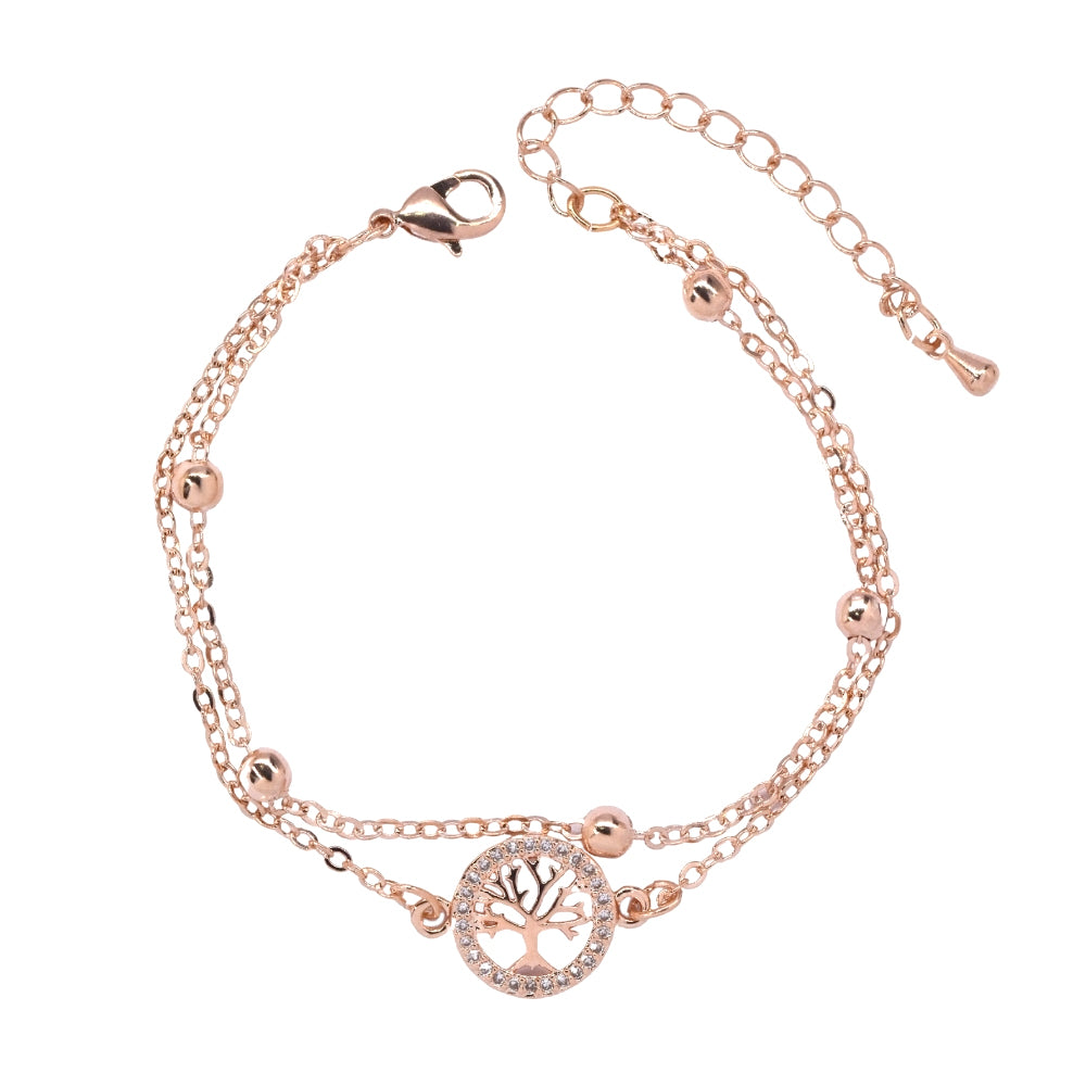 Premium Tree Of Life Bracelet With Cubic Zirconia