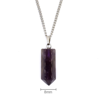 Fashion Natural Stone Pendant Necklace