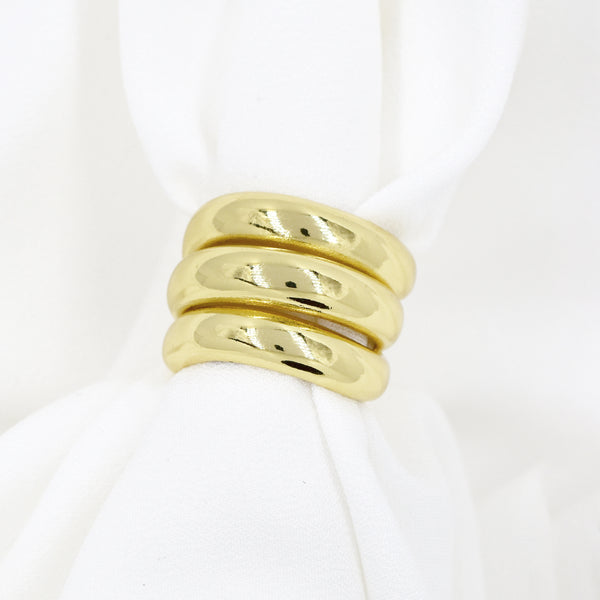 Bold Swirl Adjustable Ring