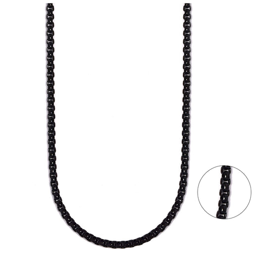 Stainless Steel 60cm Rolo Chain Necklace - 3mm wide