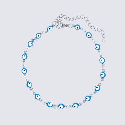 Stainless Steel Evil Eye Bracelet