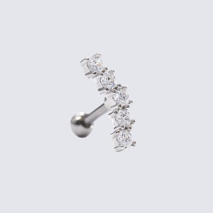 Stainless Steel Curve Cubic Cartilage Piercing