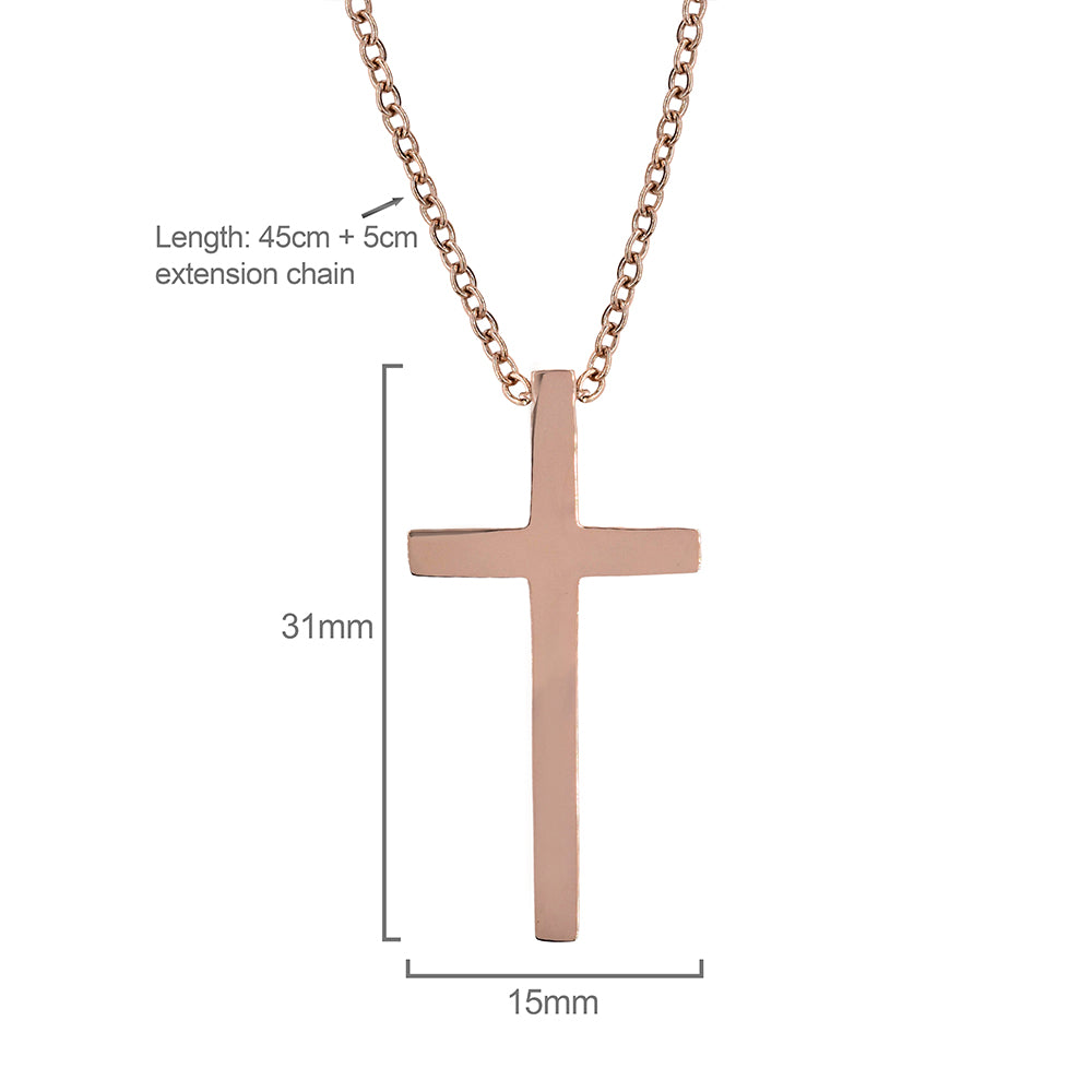 Stainless Steel Cross Necklace