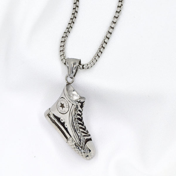 Stainless Steel Sneaker Necklace